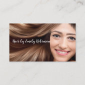 Cartes de visite de coiffeur Simple Beauté Tendanc (Devant)