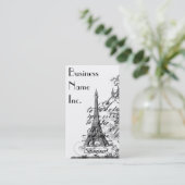 Cartes de visite de collage de Paris Bonjour (Debout devant)