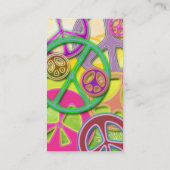 CARTES DE VISITE DE COLLAGE DE SIGNE DE PAIX (Dos)
