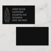 Cartes de visite de collecteur d'objet façonné (Devant / Derrière)