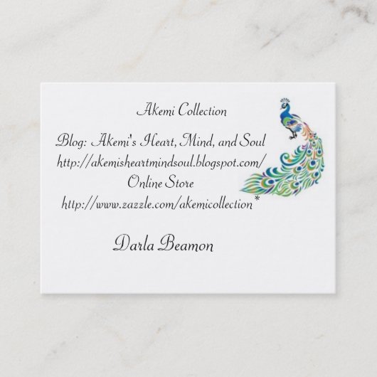 Cartes de visite de collection d'Akemi (Devant)