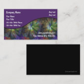 Cartes de visite de colorant de cravate (Devant / Derrière)