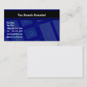 Cartes de visite de comptabilité (Devant / Derrière)