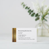 Cartes de visite de comptable (Debout devant)