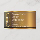 Cartes de visite de comptable (Devant)