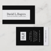 Cartes de visite de comptable (Devant / Derrière)