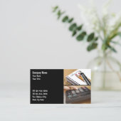 Cartes de visite de comptable (Debout devant)