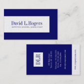 Cartes de visite de comptable (Devant / Derrière)