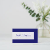 Cartes de visite de comptable (Debout devant)