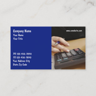 Cartes de visite de comptable