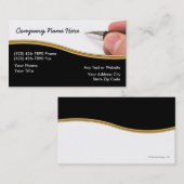 Cartes de visite de comptable (Devant / Derrière)