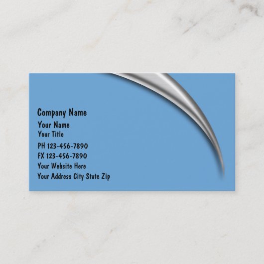 Cartes de visite de comptable (Devant)