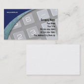 Cartes de visite de comptable (Devant / Derrière)