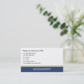 Cartes de visite de comptable (Debout devant)