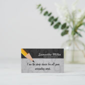 Cartes de visite de comptable (Debout devant)