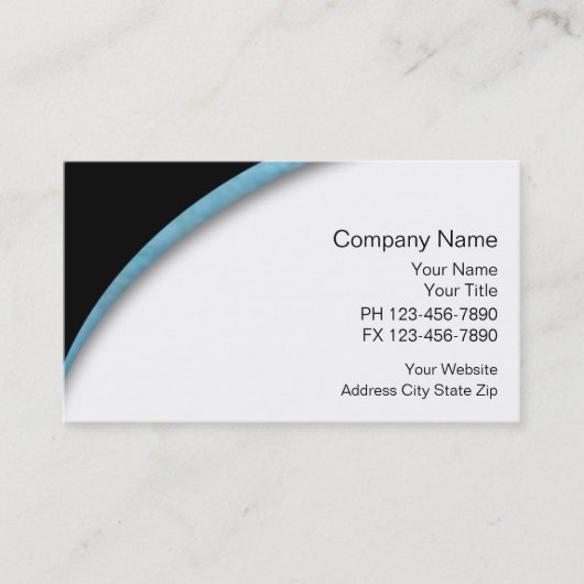 Cartes de visite de comptable (Devant)