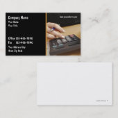 Cartes de visite de comptable (Devant / Derrière)