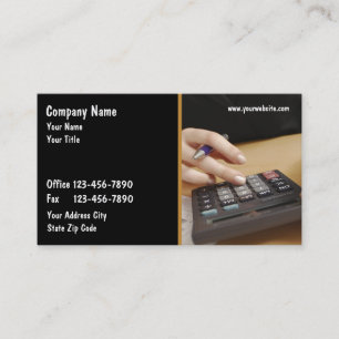 Cartes de visite de comptable
