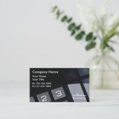 Cartes de visite de comptable (Debout devant)
