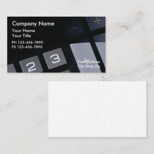 Cartes de visite de comptable