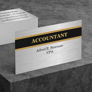 Cartes de visite de comptable