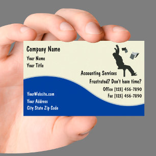 Cartes de visite de comptable