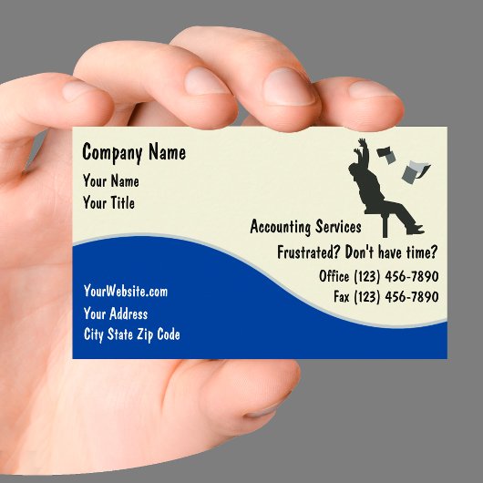 Cartes de visite de comptable
