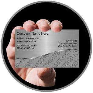 Cartes de visite de comptable