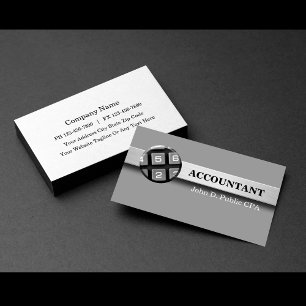Cartes de visite de comptable