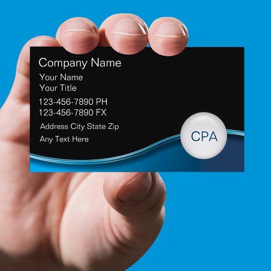 Cartes de visite de comptable