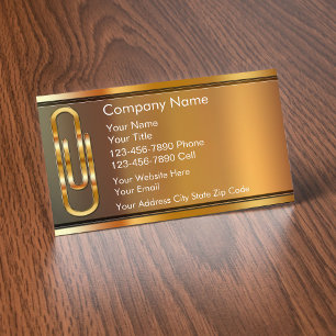 Cartes de visite de comptable