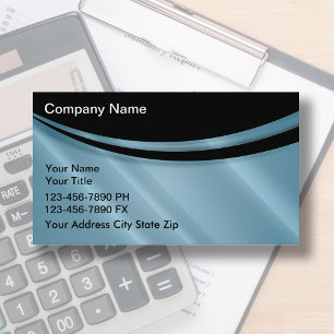 Cartes de visite de comptable