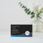 Cartes de visite de comptable (Debout devant)
