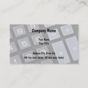 Cartes de visite de comptable
