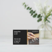 Cartes de visite de comptable (Debout devant)