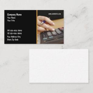 Cartes de visite de comptable
