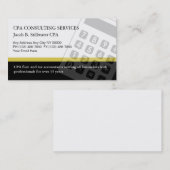 Cartes de visite de comptable (Devant / Derrière)