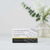 Cartes de visite de comptable (Debout devant)
