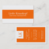 Cartes de visite de comptable (Devant / Derrière)