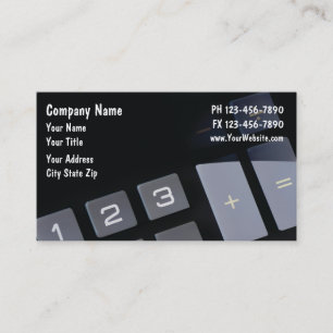 Cartes de visite de comptable