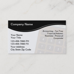 Cartes de visite de comptable