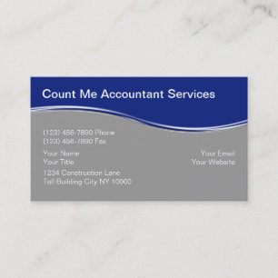 Cartes de visite de comptable