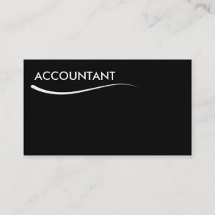 Cartes de visite de comptable simple