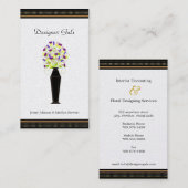 Cartes de visite de concepteur (Devant / Derrière)