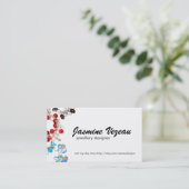 Cartes de visite de concepteur de bijoux (Debout devant)