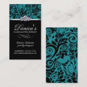 Cartes de visite de concepteur de bijoux (Devant / Derrière)