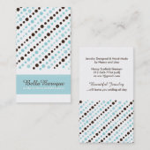 Cartes de visite de concepteur de bijoux (Devant / Derrière)