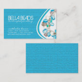 Cartes de visite de concepteur de bijoux (Devant / Derrière)