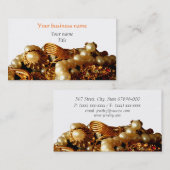 Cartes de visite de concepteur de bijoux (Devant / Derrière)