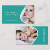 Cartes de visite de concepteur de bijoux (Devant / Derrière)